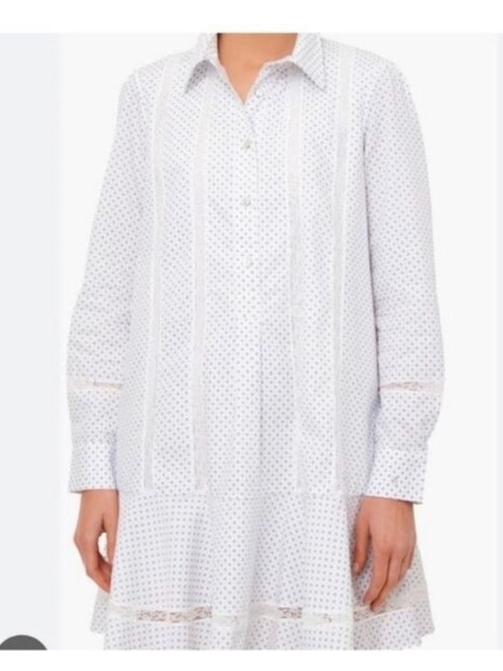 Tuckernuck Callahan in Malibu Mornings Lace Shirt Dress